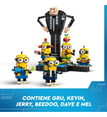 Lego Minions Cattivissimo me 4 - Gru e Minions in mattoncini - Lego 75582 Anni 9+ 839pz