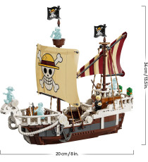 Lego One Piece - La nave pirata Going Merry - Lego 75639 con 5 Minifigure tra cui Luffy, Zoro e Nami Anni 10+ 1376pz