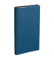 Agenda settimanale Planital 2026 - c/spirale - 8,8 x 17 cm - copertina Soho - blu acciaio - Quo Vadis