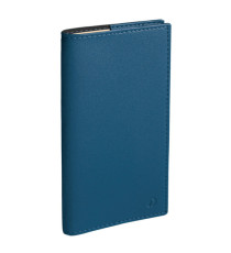 Agenda settimanale Planital 2026 - c/spirale - 8,8 x 17 cm - copertina Soho - blu acciaio - Quo Vadis