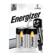Pila mezzatorcia - C - LR14 - Everyday - alcalina - Energizer - blister 2 pezzi