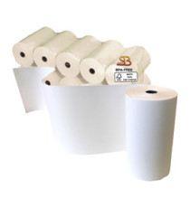 Rotolo per calcolatrice e stampante - 60 mm x 25 m - 55 gr - diametro esterno 45 mm - anima 12 mm - carta termica BPA fr