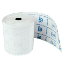 Rotolo registratore cassa - 80 mm x 80 m - 55 gr - diametro esterno 77 mm - anima 12 mm - carta termica BPA free - Sabac