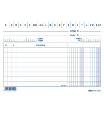 Schede - 2 colonne - 10,5x15 cm (orizzontale) - Edipro - conf. 100 pezzi