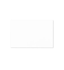 Scatola 100 biglietti bianchi - Bristol - 6,9 x 10,6 cm - 240 gr - Rex Sadoch