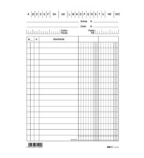 Schede - 2 colonne - 17 x 12 cm verticale - Edipro - conf. 100 pezzi