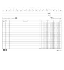 Schede - 3 colonne - 17 x 24 cm orizzontale - Edipro - conf. 100 pezzi