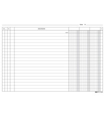 Schede - 3 colonne - 17 x 24 cm orizzontale - Edipro - conf. 100 pezzi