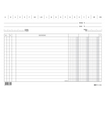 Schede - 3 colonne - 17 x 24 cm orizzontale - Edipro - conf. 100 pezzi