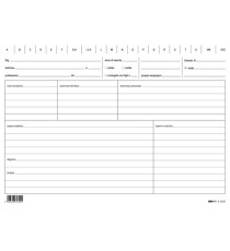 Schede per medici generici - 17 x 24 cm - Edipro - conf. 100 pezzi