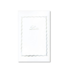 Taschetta 10 biglietti + 10 buste - Lutto - 9 x 14 cm - bianco - Rex Sadoch