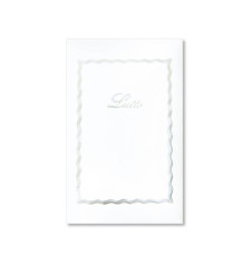 Taschetta 10 biglietti + 10 buste - Lutto - 9 x 14 cm - bianco - Rex Sadoch