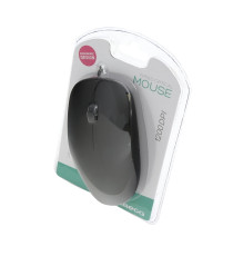 Mouse ottico Omega OM0420CB con cavo 1200DPI - lunghezza cavo 140cm, 3 pulsanti + rotella di scorrimento USB-A