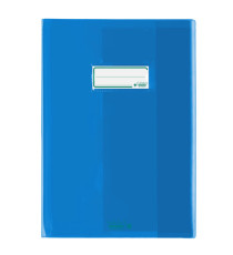 Coprimaxi Colibrì - A4 - ecoPE - 180 mic - c/alette - liscio -  blu trasparente - Favorit