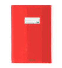 Coprimaxi Colibrì - A4 - ecoPE - 180 mic - c/alette - liscio -  rosso trasparente - Favorit