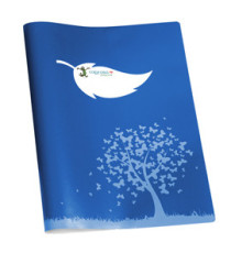 Coprimaxi Green - 21 x 30 cm - carta - 120gr  - c/tasche - blu - Colorosa