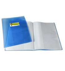 Coprimaxi PT1 F - 21 x 30 cm - PP - 100 mic - c/alette - liscio - blu trasparente - Sei Rota