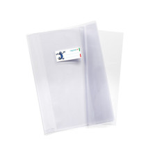 Coprimaxi Supercristallo - 21 x 30 cm - PVC - 200 mic - c/alette - neutro trasparente - Colorosa