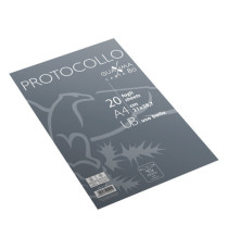Fogli protocollo - A4 - uso bollo - 80 gr - Pigna - conf. 20 pezzi