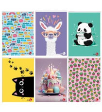 Maxiquaderno Bambina fantasia - A4 - 5mm - 40+2 fogli - 80gr - BM