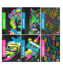 Maxiquaderno Be more Fluo - A4 - rigo di 3a - 36+2 fogli - 100gr - BM