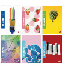 Maxiquaderno Be More Pop - A4 - 1 rigo - 36+2 fogli - 100 gr - BM