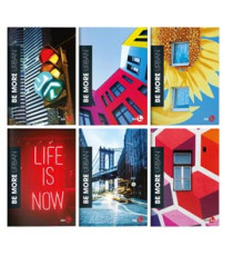Maxiquaderno Be More Urban - A4 - 1 rigo - 36+2 fogli - 100 gr - BM