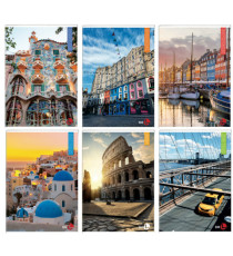 Maxiquaderno Città fantasia - A4 - 4mm - 40+2 fogli - 80gr - BM