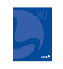 Maxiquaderno Color 80 - A4 - 1 rigo c/margine - 80 fogli - 80gr  BM