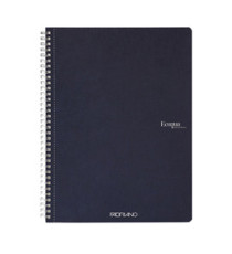 Maxiquaderno Ecoqua original - A4 - 90gr - 1 rigo - 70 fogli - blu scuro - spiralato - Fabriano