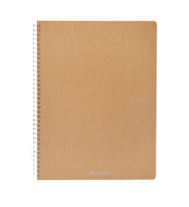 Maxiquaderno Ecoqua original - A4 - 90gr - 5mm - 70 fogli - bruno - spiralato - Fabriano