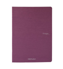 Maxiquaderno Ecoqua original PM - A4  - 5mm - 40 fogli - 90gr - vino - Fabriano