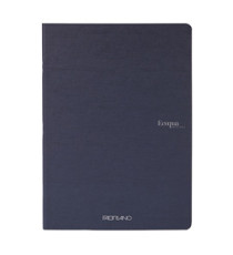 Maxiquaderno Ecoqua Original PM - A4 - 5 mm - 40 fogli - 90gr - blu scuro - Fabriano