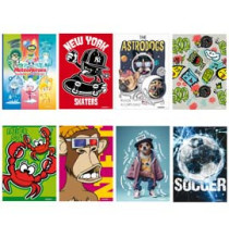 Maxiquaderno Kid Boy  - A4 - 1 rigo - c/margine - 21 fogli - 80 gr - Blasetti