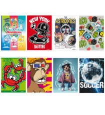 Maxiquaderno Kid Boy  - A4 - 1 rigo - c/margine - 21 fogli - 80 gr - Blasetti