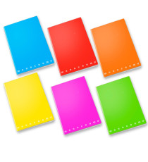 Maxiquaderno Monocromo Fluo - A4 -  5mm c/margine - 42 fogli - 80gr - Pigna