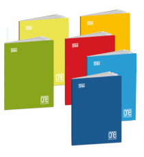 Maxiquaderno One Color Impatto Zero - A4 - 1 rigo c/margine - 20 +1 fg - 80 gr - Blasetti - expo 12 pezzi + 6 scatoline