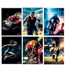 Maxiquaderno Sport fantasia - A4 - 4mm - 40+2 fogli - 80gr - BM