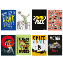 Maxiquaderno Teen Boy  - A4 - 4 mm - 20+1 fogli - 80 gr - Blasetti