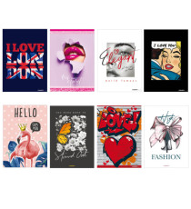 Maxiquaderno Teen Girl  - A4 - 1 rigo - 20+1 fogli - 80 gr - Blasetti