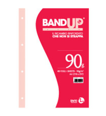 Ricambi BandUp forati rinforzati - A4 - bianchi - 90gr - BM - conf. 40 pezzi