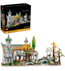 Lego Icons - Il Signore degli Anelli: Gran Burrone- Lego 10316 Esclusivo Una valle della Terra di Mezzo Anni 18+ 6167pz