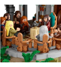 Lego Icons - Il Signore degli Anelli: Gran Burrone- Lego 10316 Esclusivo Una valle della Terra di Mezzo Anni 18+ 6167pz