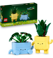 Lego The Botanical Collection - Piantine felici - Lego 10349 2 Piante, 2 Vasi e Facce Intercambiabili 217pz Anni 9+