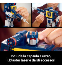 Lego Icons - Transformers: Soundwave - Lego 10358 Esclusivo con Figure Trasformabili tra cui Laserbeak e Ravage 1505pz Anni 18+