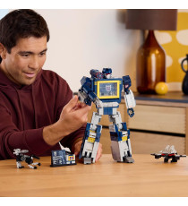 Lego Icons - Transformers: Soundwave - Lego 10358 Esclusivo con Figure Trasformabili tra cui Laserbeak e Ravage 1505pz Anni 18+