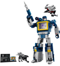 Lego Icons - Transformers: Soundwave - Lego 10358 Esclusivo con Figure Trasformabili tra cui Laserbeak e Ravage 1505pz Anni 18+