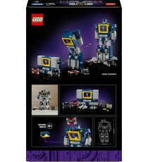 Lego Icons - Transformers: Soundwave - Lego 10358 Esclusivo con Figure Trasformabili tra cui Laserbeak e Ravage 1505pz Anni 18+