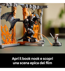 Lego Icons - Il Signore degli Anelli: Book Nook del Balrog - Lego 10367 con Gandalf il Grigio e Balrog 1201pz Anni 18+