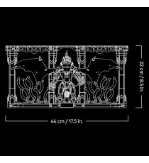 Lego Icons - Il Signore degli Anelli: Book Nook del Balrog - Lego 10367 con Gandalf il Grigio e Balrog 1201pz Anni 18+